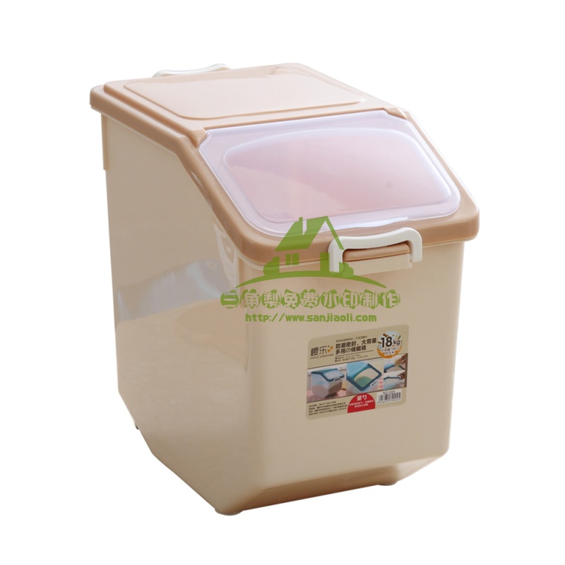 新款厨房放米的米桶储米箱20斤30斤装10kg装米桶家用加厚防虫防潮米缸收纳桶收纳盒