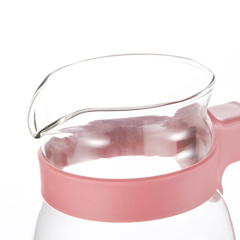 大容量冷水凉水壶泡茶壶透明玻璃果汁饮料壶家用