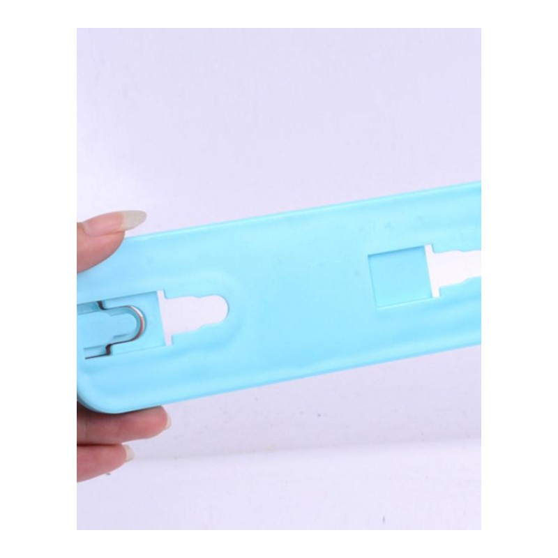 浴室吸盘肥皂盒香皂盒(单层蓝色) 挂壁式沥水肥皂架