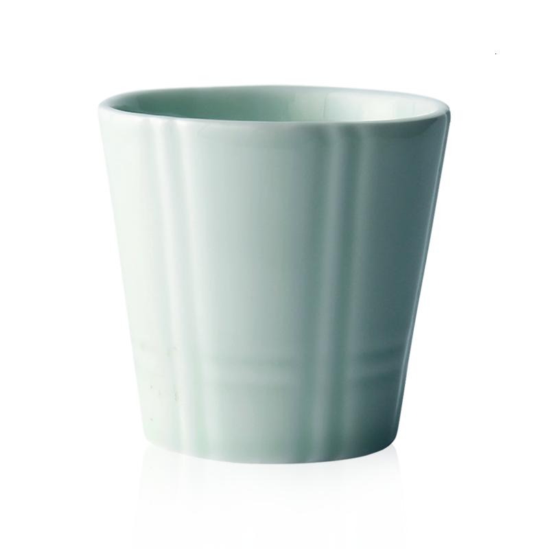 创意简约个性情侣水杯景德镇陶瓷茶杯日式艺术礼品手工茶具