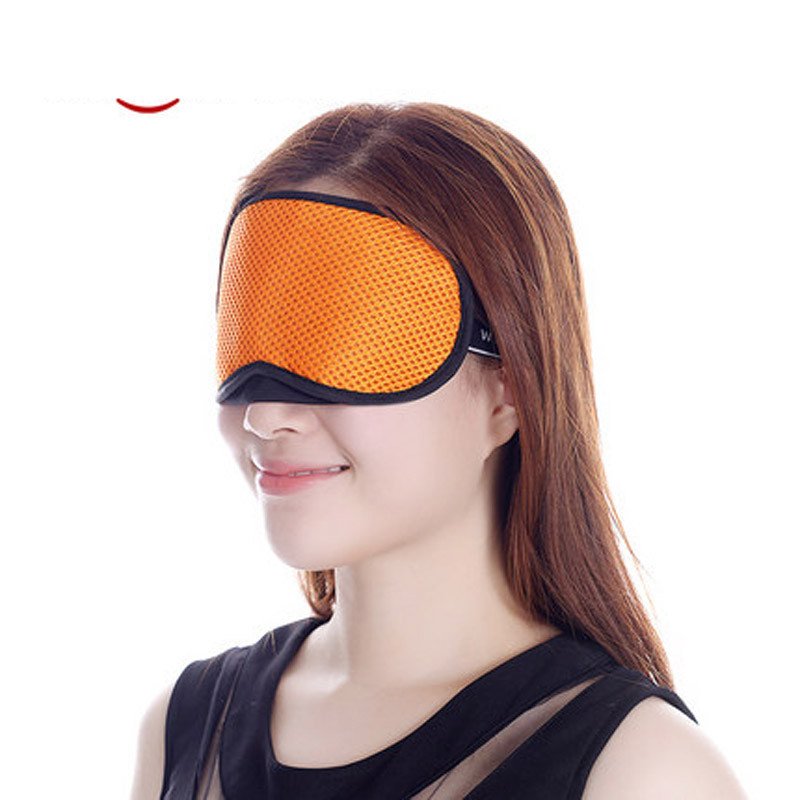 维康 竹炭眼罩遮光透气可爱睡眠睡觉男女士护眼罩 颜色随机