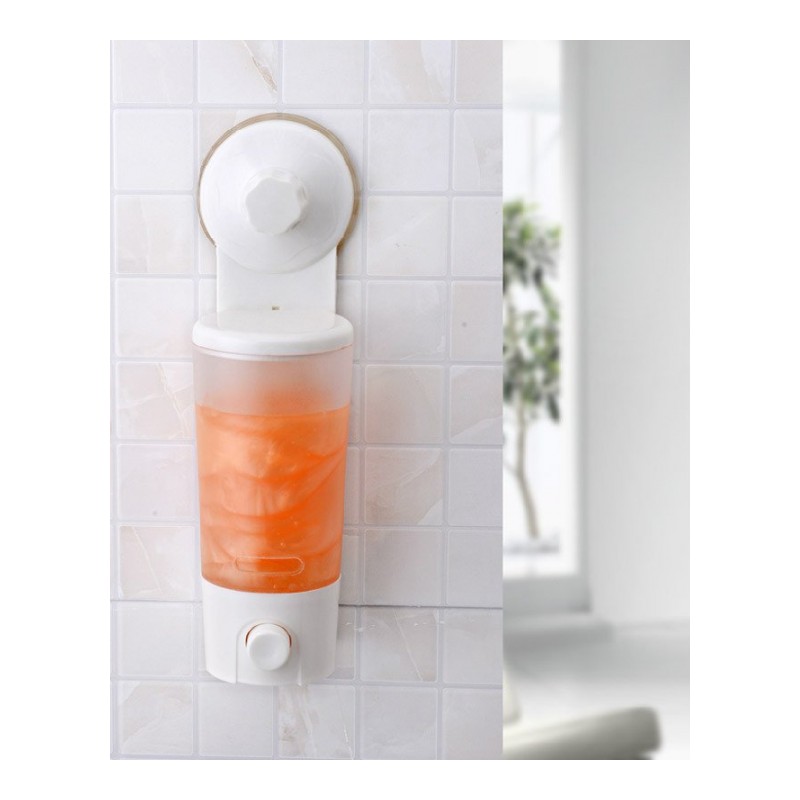 双庆家居 浴室专用乳液器洗手液瓶 吸盘皂液器1900