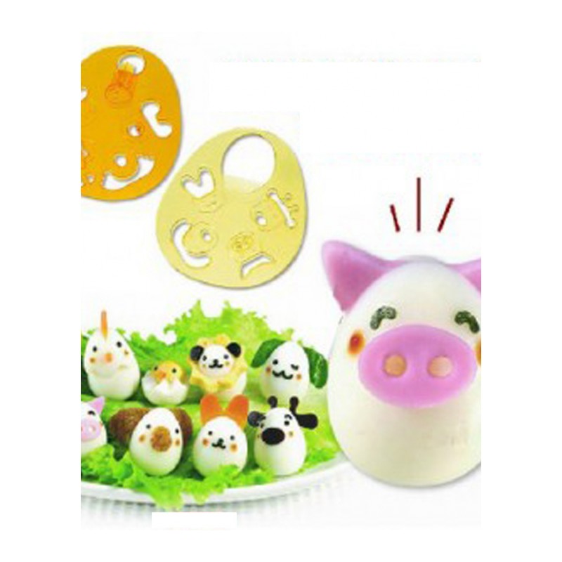 寿司工具 木晖 小动物蛋蛋造型器 DIY鸡蛋模具可爱便当盒饭团