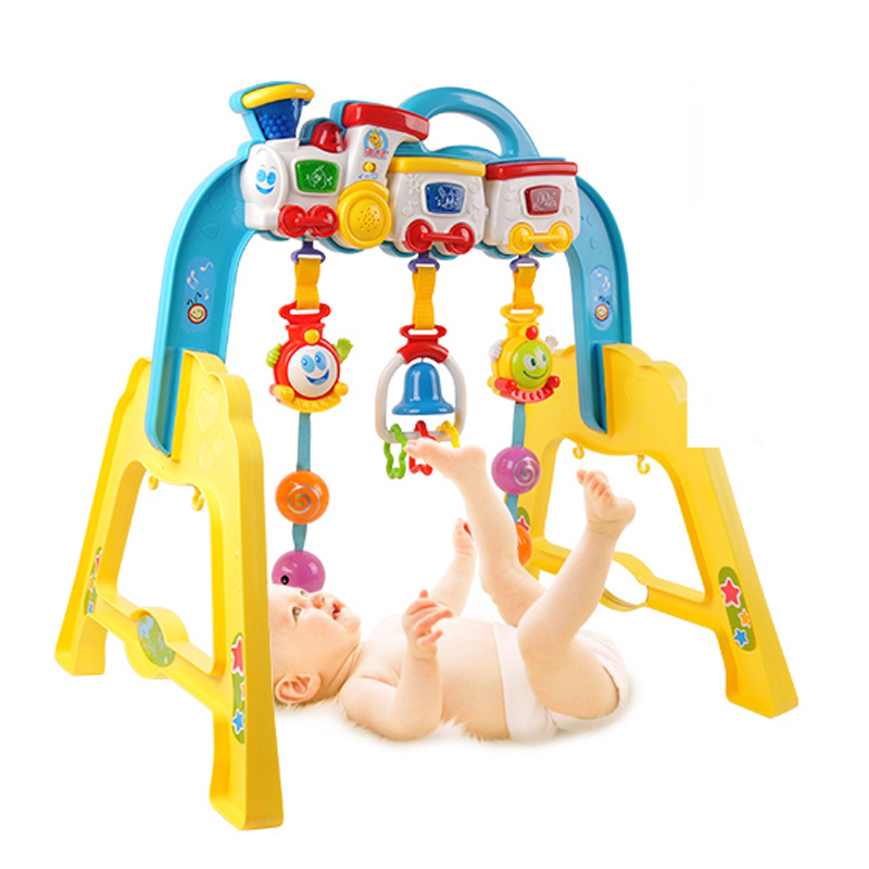 宝宝玩具 五星玩具火车健身架 婴儿音乐健身架灯光声 0-1岁