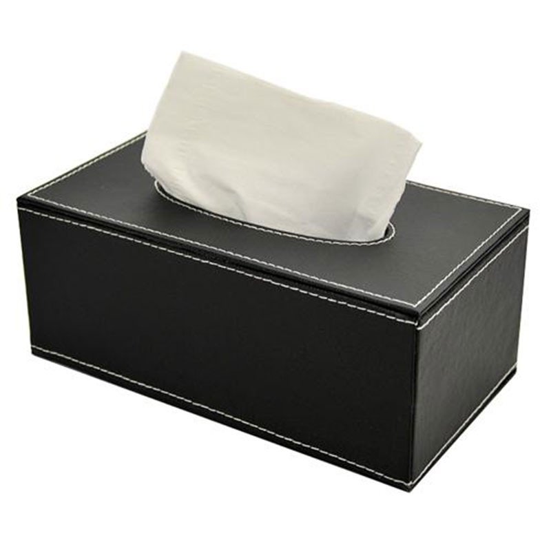 开馨宝 皮质长方形纸巾盒