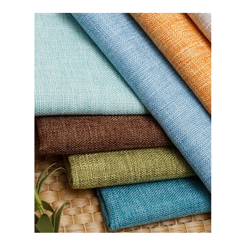 素色沙布料加厚粗棉面料老粗布麻布桌布小清新创意简约家居家用缝纫布带配件