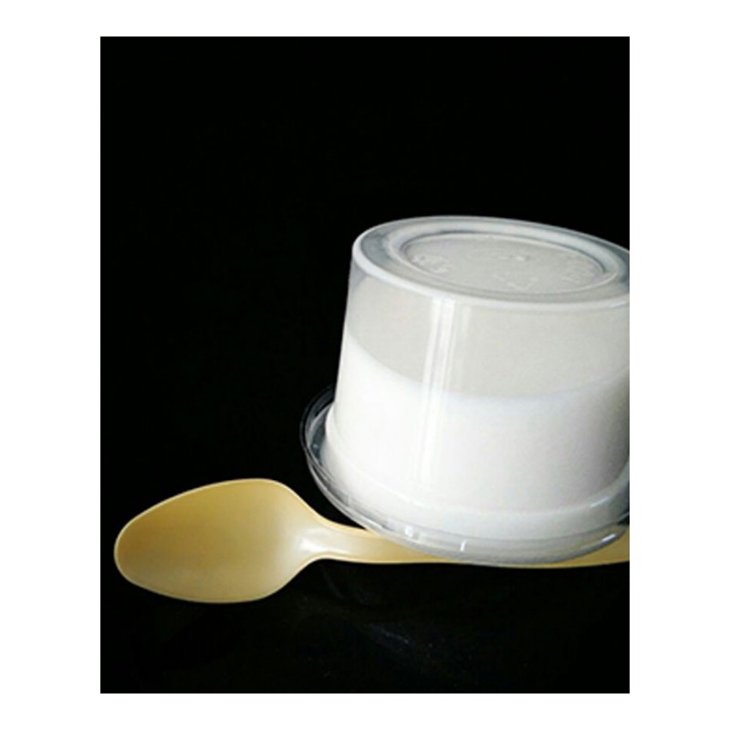 透明甜品酸奶布丁杯一次性带盖双皮奶碗酱料盒子塑料果冻杯通用简约打包盒便当盒商用