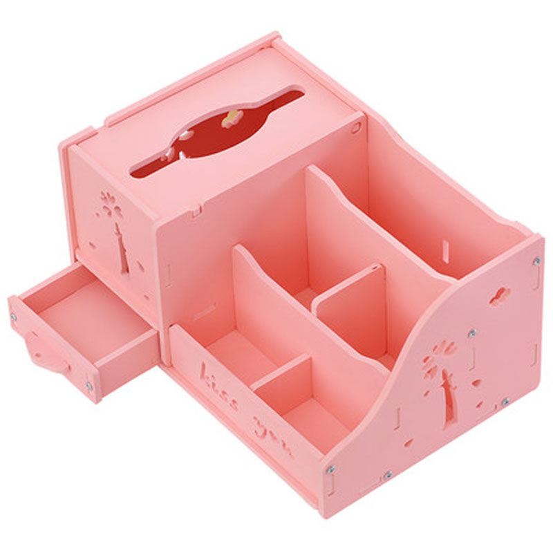 多功能抽纸巾盒家用客厅茶几桌面遥控器收纳盒简约创意餐巾盒生活日用收纳用品收纳盒