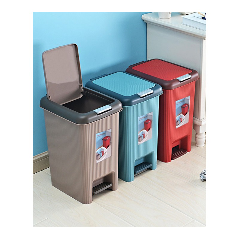 客厅脚踏垃圾桶家用创意大号垃圾筒厕所卫生桶带盖厨房杂物桶纸篓清洁用品工具垃圾桶