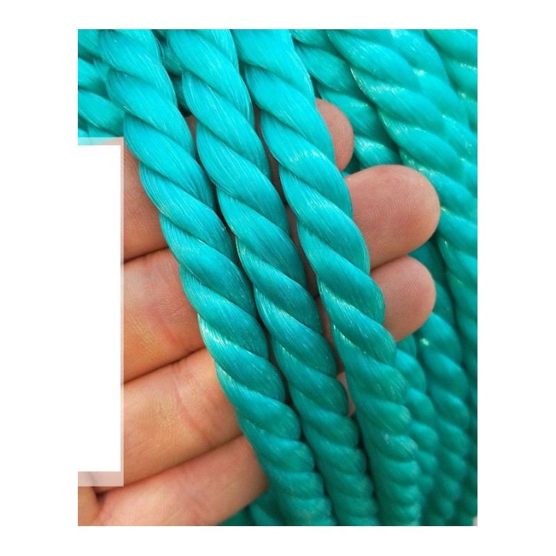 [6mm 100米]绳子捆绑绳晾衣绳户外货车家用绳塑料绳晒被手工编织生活日用 家庭整理用具绿色绳子 家用