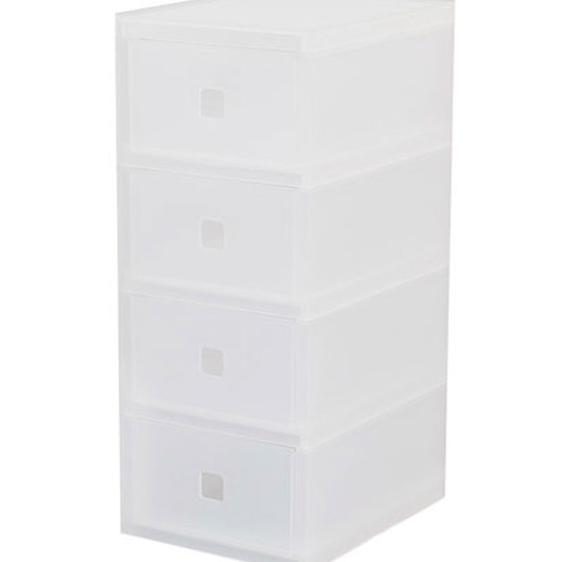 桌面收纳盒多层透明整理盒学生组合收纳办公抽屉式收纳盒生活日用收纳用品收纳盒