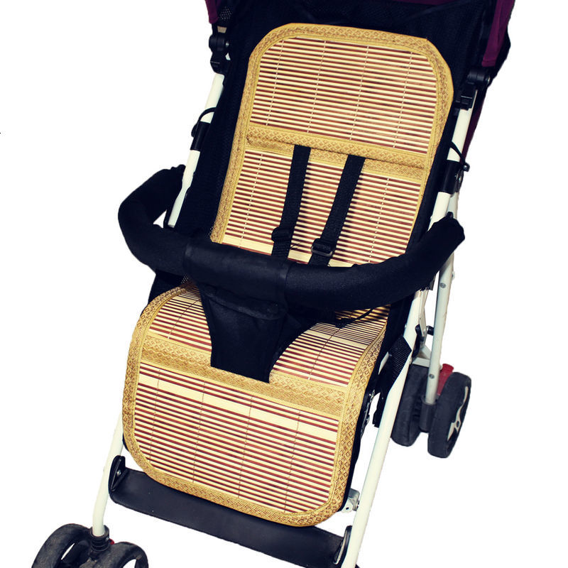 婴儿推车凉席儿童手推车伞车凉席竹席垫定做夏季双面通用坐垫席