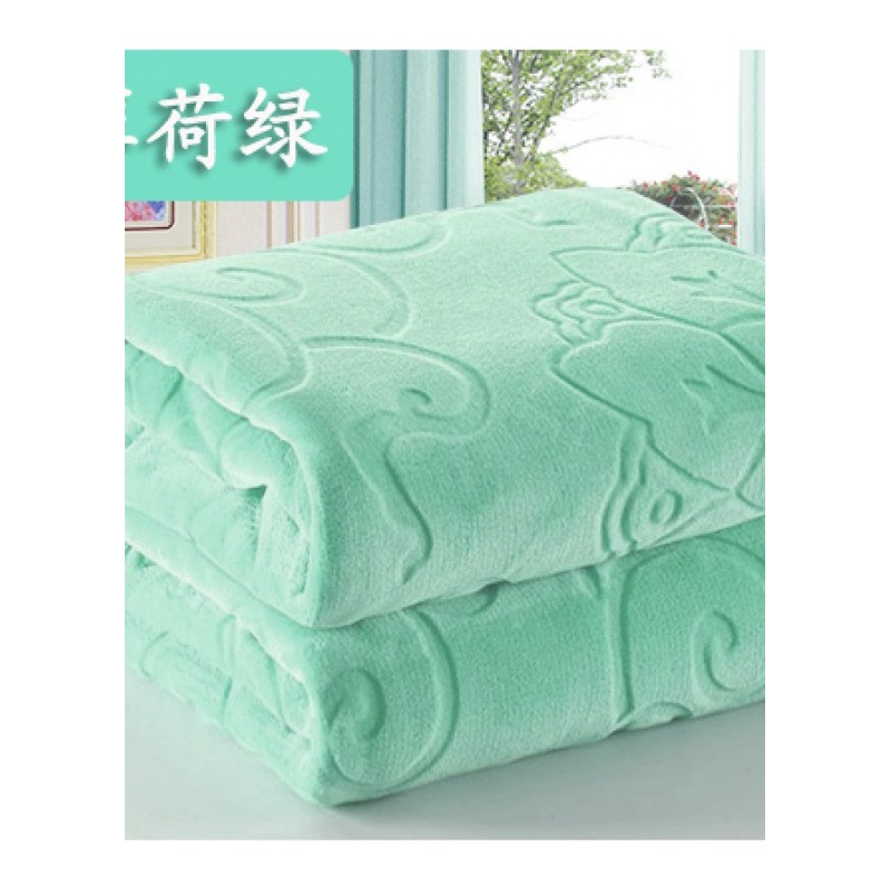 纯色加厚法兰绒毛毯 珊瑚绒床单午睡盖毯空毯法莱绒毯子小毛毯