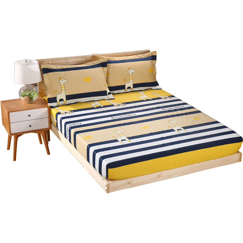 床笠单件纯棉床单1.2m薄垫儿童全棉床垫套1.51.8米床罩定做