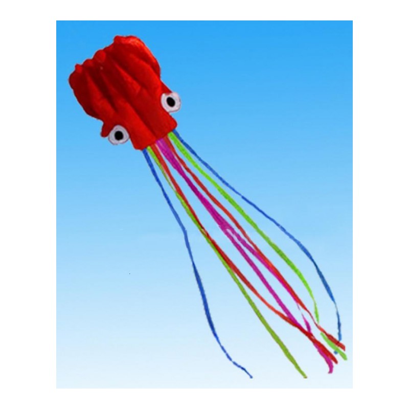 5.5米软体章鱼风筝 成人风筝 儿童风筝易飞 微风风筝 风筝线轮