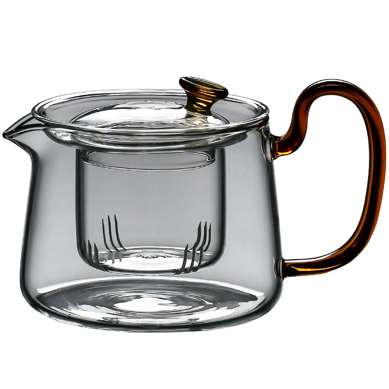 栖凤居 耐热玻璃茶壶耐高温家用功夫茶具电陶炉煮茶壶过滤泡茶壶