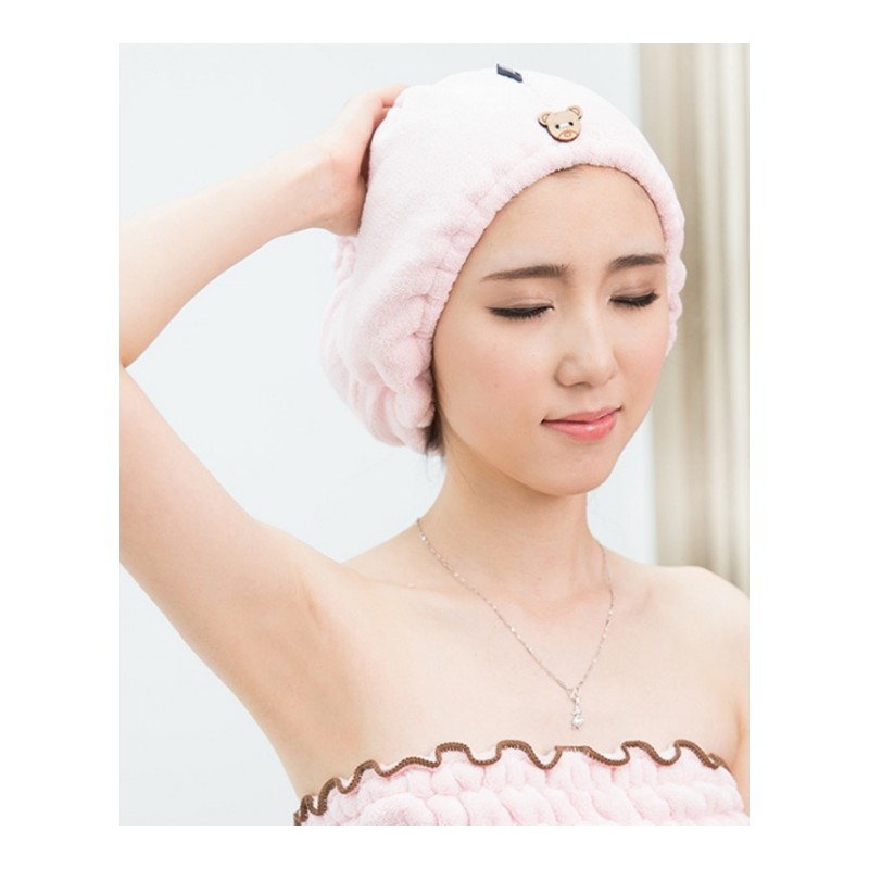 干帽吸水 AOKEE日本速干加厚干毛巾成人儿童浴帽包头巾