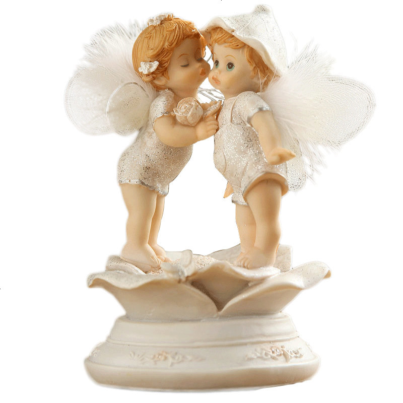欧式花仙子天使摆件创意树脂客厅酒柜装饰品摆件情人节送女友