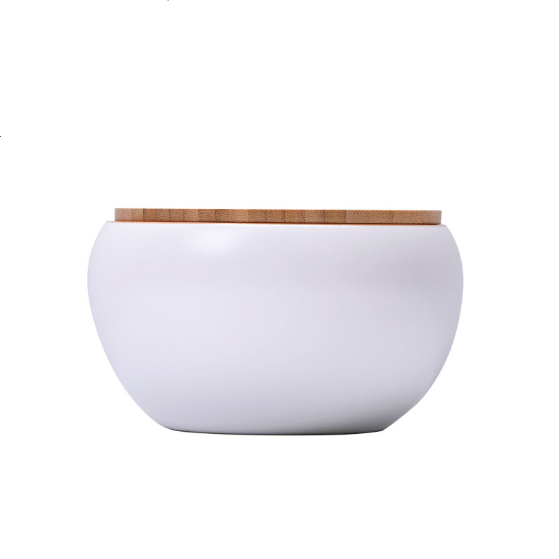 日式陶瓷收纳垃圾桶创意小号果盘干果盘桌面果皮盅家用客厅厨房