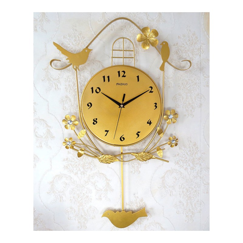 时尚创意欧式钟表挂钟客厅现代简约个性装饰挂表家用静音潮流艺术