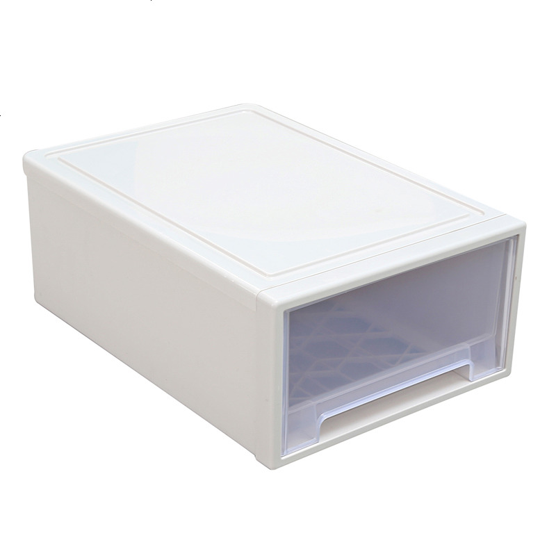 自由组合储物柜抽屉式透明收纳柜收纳盒塑料整理柜收纳箱加厚单层