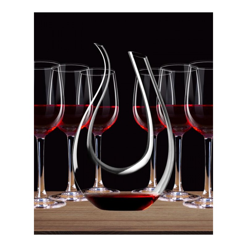 欧式红酒杯套装家用大号葡萄酒杯无铅玻璃醒酒器创意家居摆件红酒杯架酒具玻璃杯高脚杯子