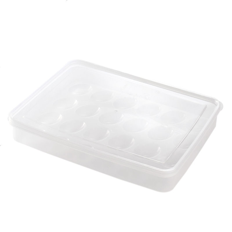 鸡蛋收纳盒保鲜盒食物收纳盒冰箱冷藏保鲜盒塑料装鸡蛋架65280