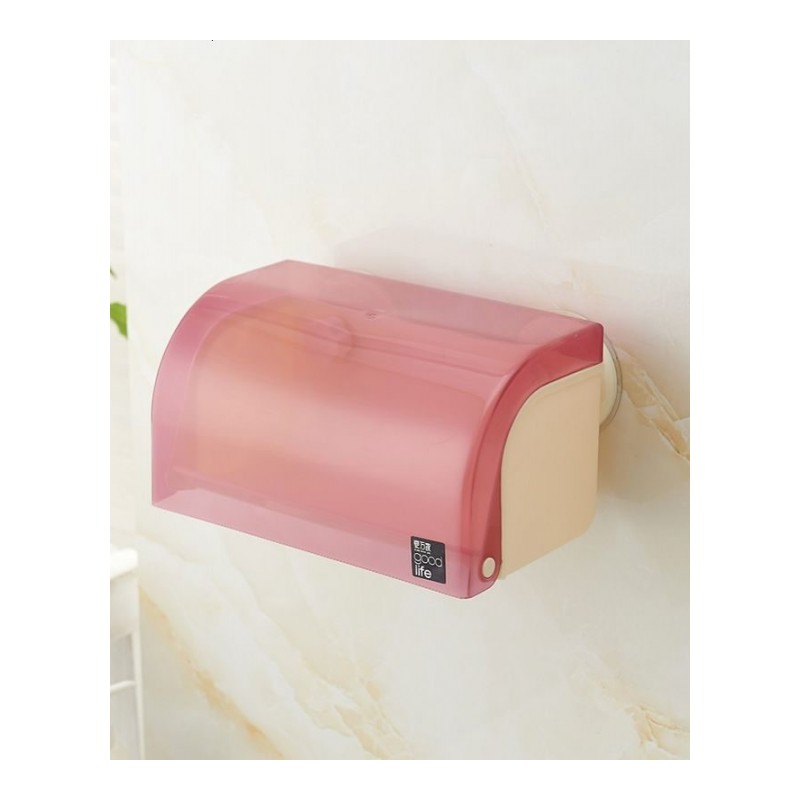 卫生间纸巾盒 防水纸巾架 卫生纸盒吸盘免打孔厕纸盒