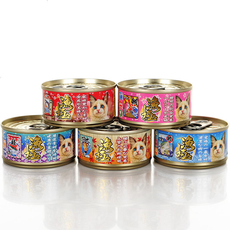 泰国进口Akika猫罐头6罐猫零食猫咪湿粮鲜封包珍味包猫粮猫食