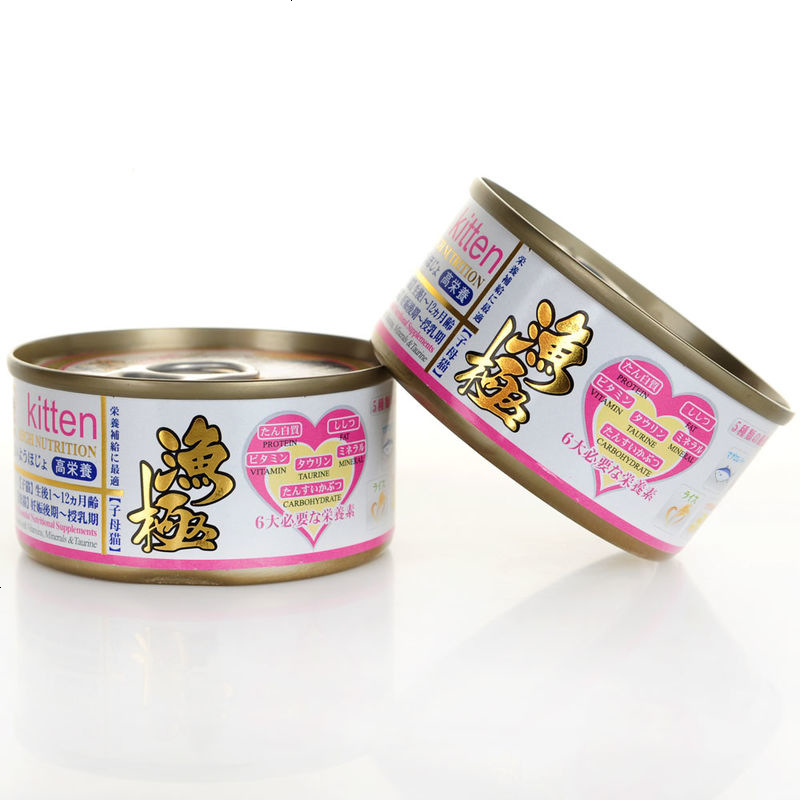 日本AkikA进口猫罐头70g 兽医AD罐幼猫用 猫咪零食猫湿粮