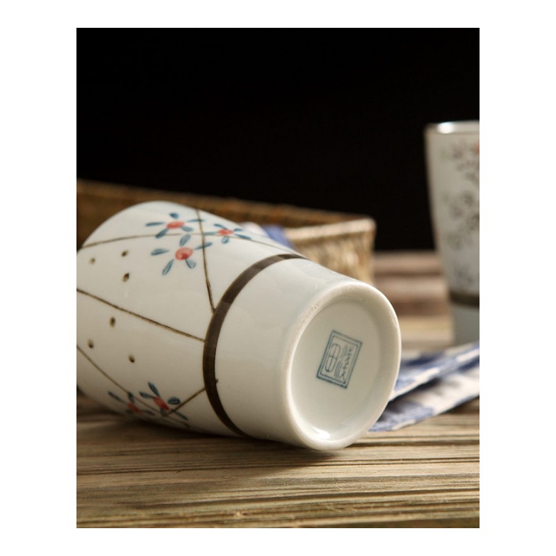 水杯陶瓷杯子创意日式和风手绘釉下彩随手杯马克杯仿古杯牛奶杯