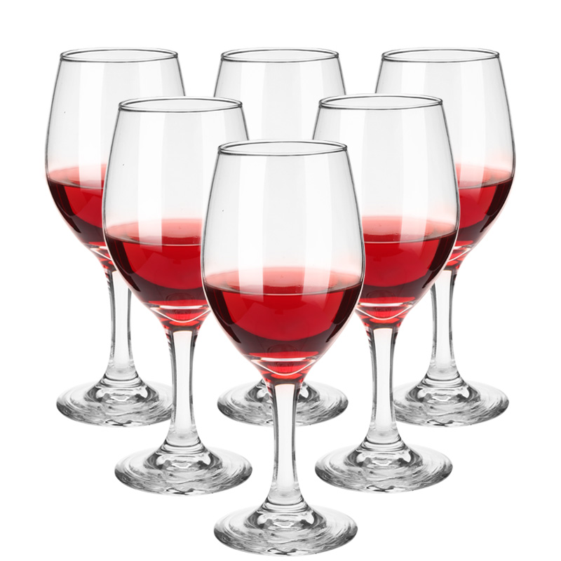 欧式玻璃红酒杯高脚杯家用波尔多葡萄酒杯子醒酒器酒具套装(请先与客服确认再)