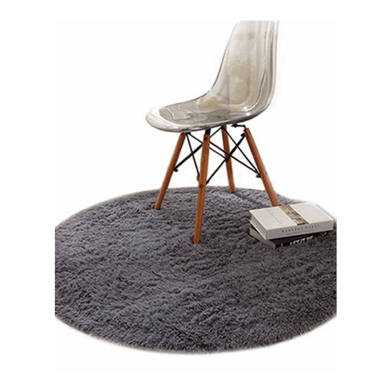 欧式圆形地毯瑜伽垫篮藤椅垫电脑椅地板垫客厅茶几卧室地毯可爱(请先与客服确认再)