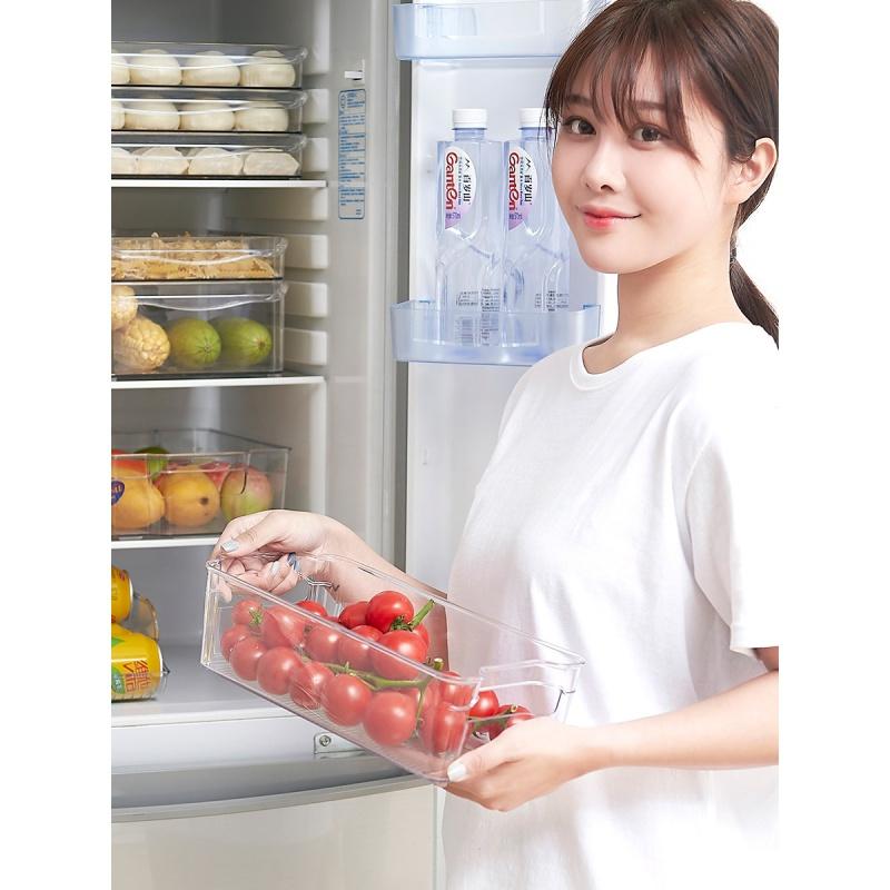 冰箱收纳饺子盒冷冻托盘厨房保鲜食物长方形塑料抽屉式鸡蛋盒