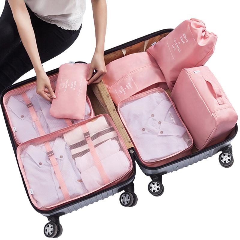 旅行收纳袋行李箱内衣收纳袋整理袋旅游出差衣物衣服收纳包套装