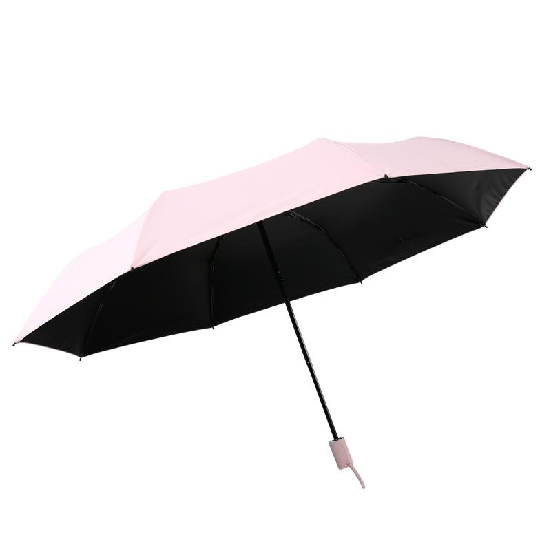 全自动雨伞森系复古ins伞女韩国小清新晴雨两用黑胶遮阳伞太阳伞