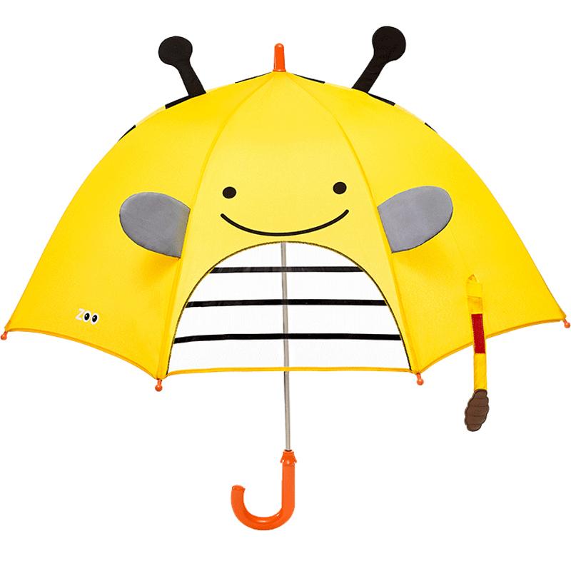 美国儿童雨伞男女小孩小学生伞可爱卡通印花幼儿园宝宝伞轻3D