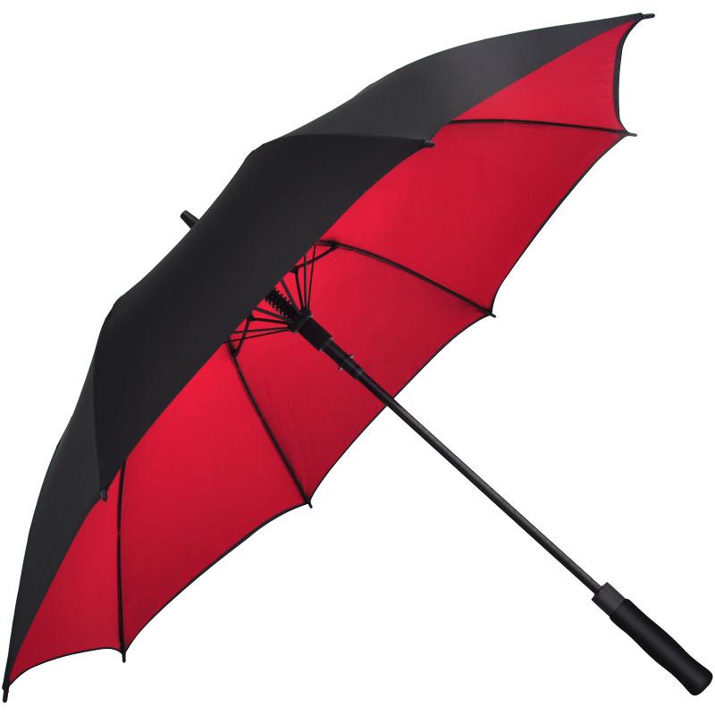 雨伞长柄男女士大号双人晴雨两用三人自动加固防风商务伞