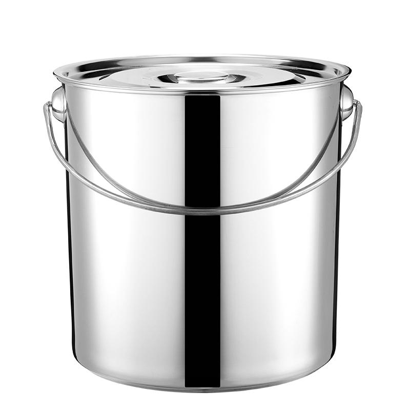 手提不锈钢汤桶加厚汤锅商用家用米桶油桶储水桶饭桶奶茶桶多用桶