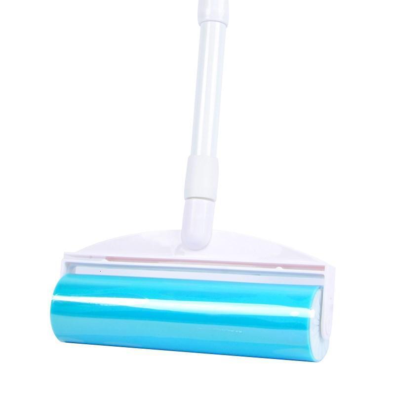 粘毛器加长手柄伸缩杆水洗可反复用除尘头清洁滚筒拖把地板地毯