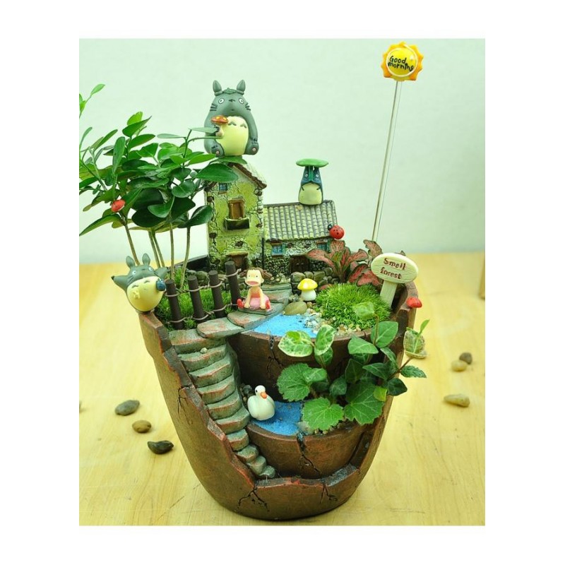 苔藓微景观植物生态瓶创意盆栽生日情人节植物迷你办公桌摆件diy