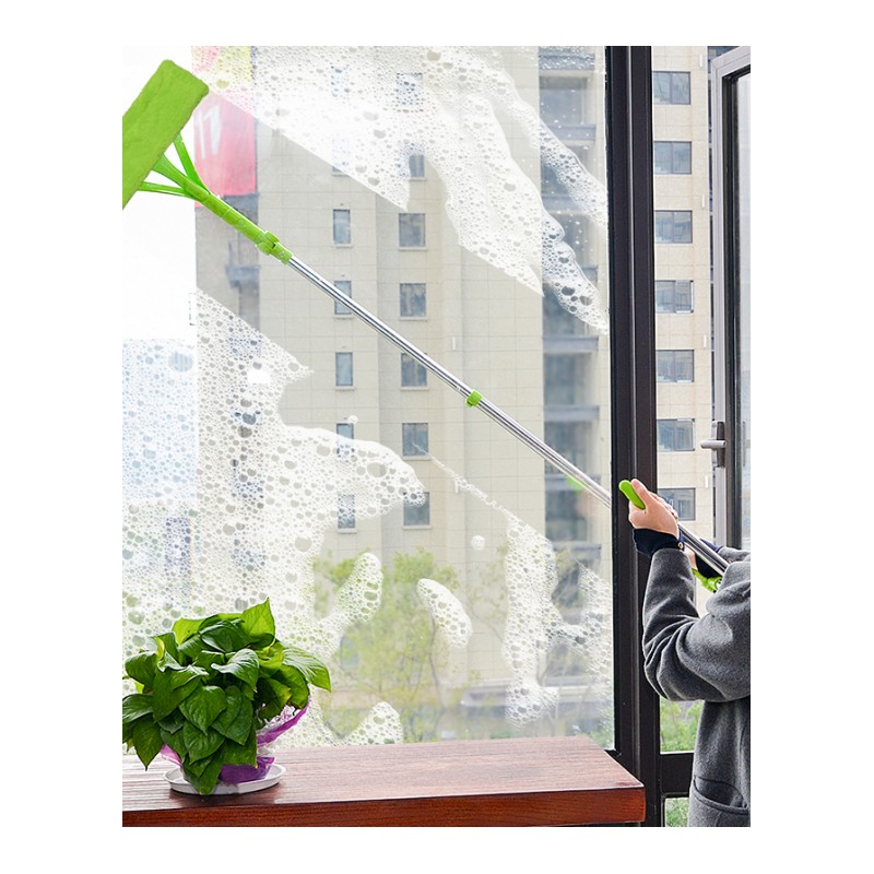擦玻璃家用高楼层双面搽擦窗器擦窗户清洁器刮水器伸缩杆日用家居