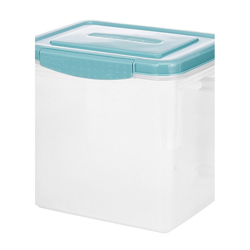 冰箱抽屉式收纳盒 蔬菜塑料带盖储物盒家用透明食物保鲜盒日用家居