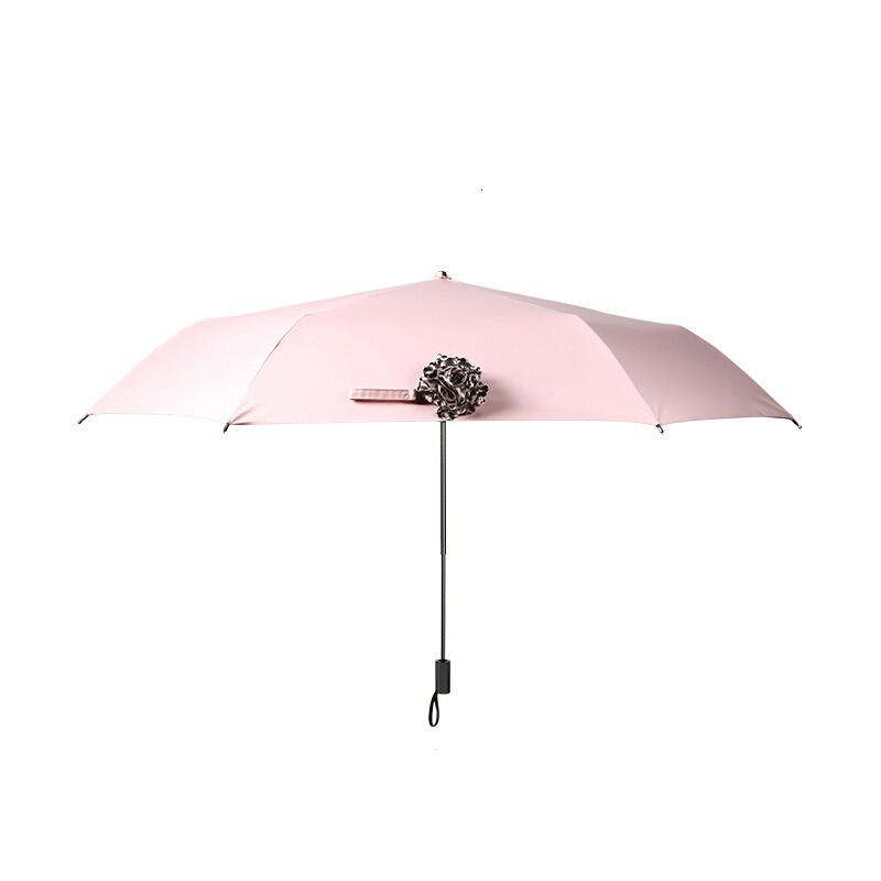 小黑伞太阳伞女轻小黑胶遮阳伞
