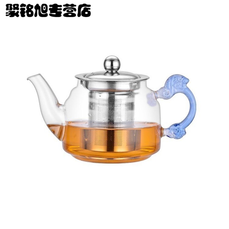 玻璃泡茶壶过滤玲珑杯冲茶器家用小号功夫茶具套装分茶器生活日用家居器皿水具水杯创意简约玻璃杯