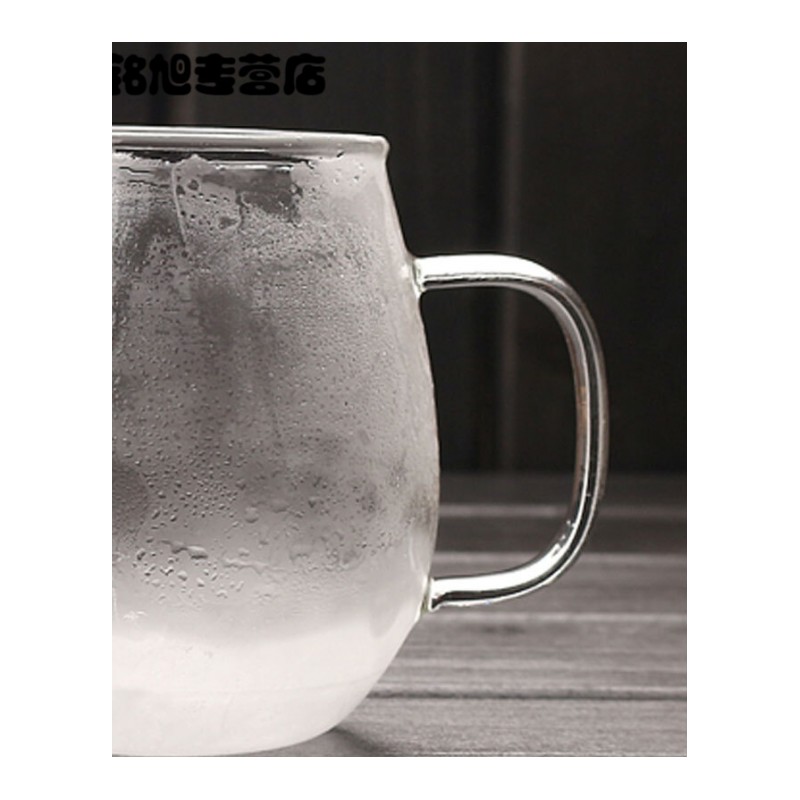 加厚耐热玻璃杯玲珑杯无色透明水杯子办公茶杯创意带盖过滤花茶杯简约玻璃杯500Ml加厚玲珑杯(帆船)