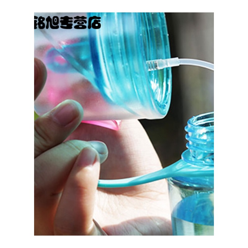 运动健身喷雾水杯塑料便携水壶喷水水杯随手杯子创意学生水瓶运动水壶