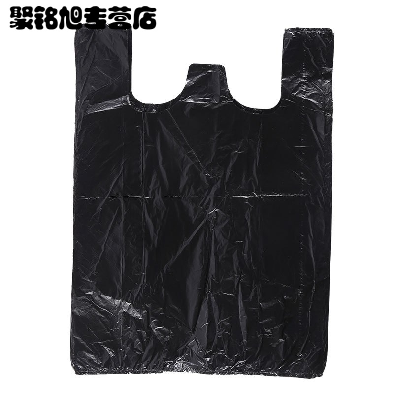 垃圾袋手提式家用大号加厚背心式马甲袋中号黑色塑料袋清洁用品一次性用品垃圾袋家居家用垃圾袋