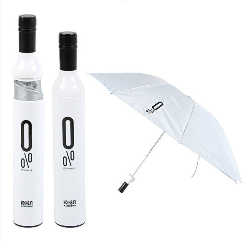 创意百货 广告伞太阳伞雨伞创意折叠遮阳酒瓶伞酒瓶雨伞