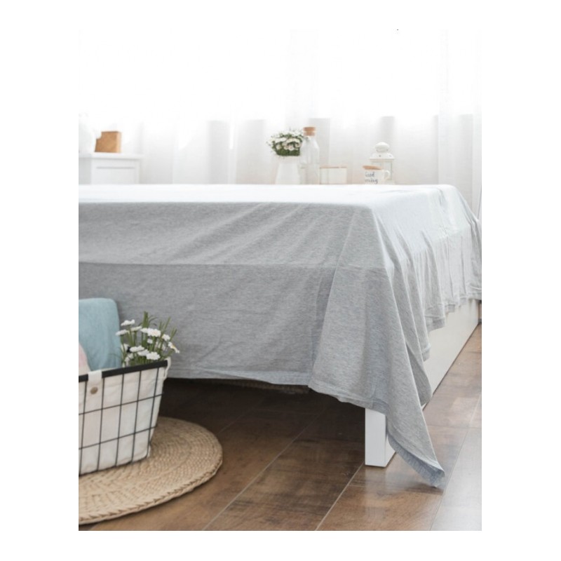 垫套床加厚定做日式床笠良品纯色棉床保护米床床笠单件 纯棉日式双